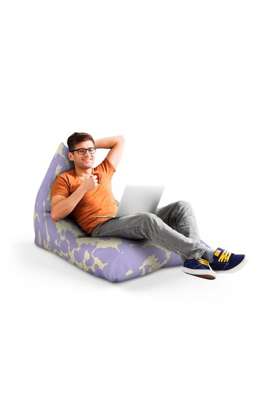 Updeco Fotoliu Puf Bean Bag tip Lounge, impermeabil, indoor/outdoor, sac inte...