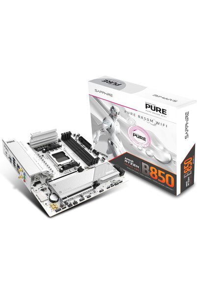 HANEL ANAKART AMD AM5 MATX PURE B850M WIFI 52123-02-40G