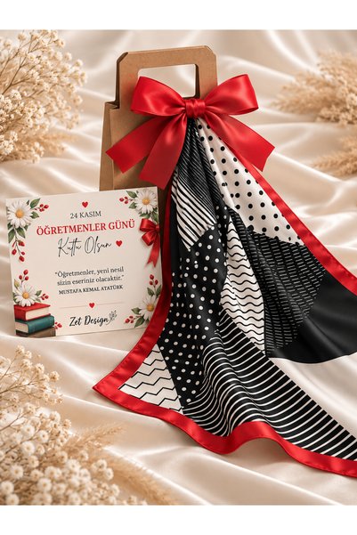 Zet Design Special Gift Box for Teachers' Day with a Scarf