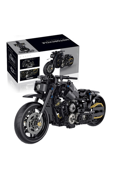 Choice With box 538Pcs Classic Motorbike Building Model Blocks Moto Road Race...