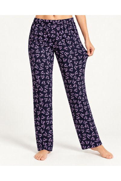 silver&fashion Women's Premium Patterned Comfortable Cut Purple Pajama Bottom...
