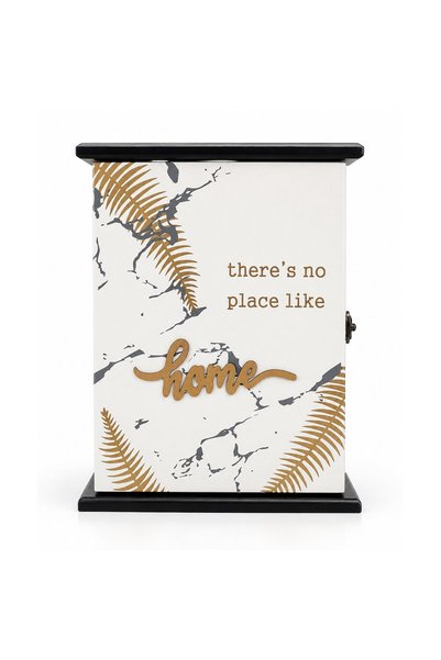 OEM Dulapior organizator pentru chei, 5 carlige, usa decorativa, inchidere me...