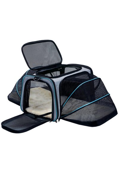 TERRIFI Pet Carrier for Large Cats,Airline Approved Expandable Soft-Sided Pet...