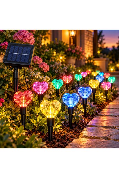 Generic Brand Instalatie luminoasa solara LED pentru gradina, 4,5 m, 20 LED-u...