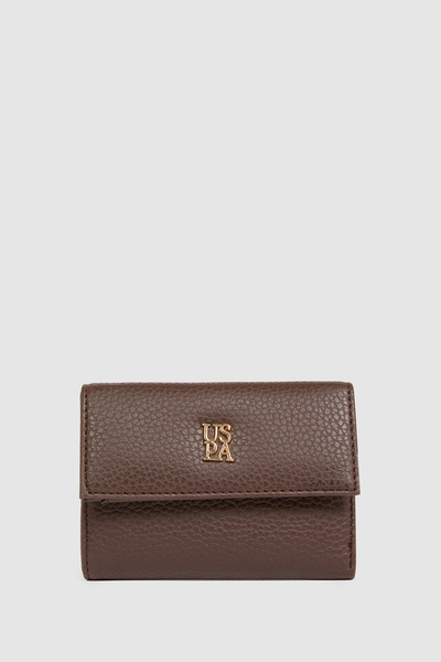 U.S. Polo Assn. Γυναικείο καφέ πορτοφόλι 50330460-VR029