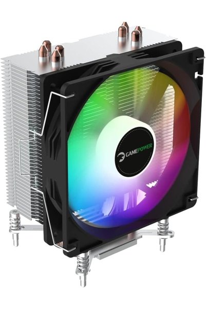 HANEL Glace TC4 ARGB Siyah 1x120mm LGA1851/AM5 İşlemci Hava Soğutucu