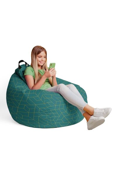 Updeco Fotoliu Puf Bean Bag tip Para L, impermeabil, indoor/outdoor, sac inte...