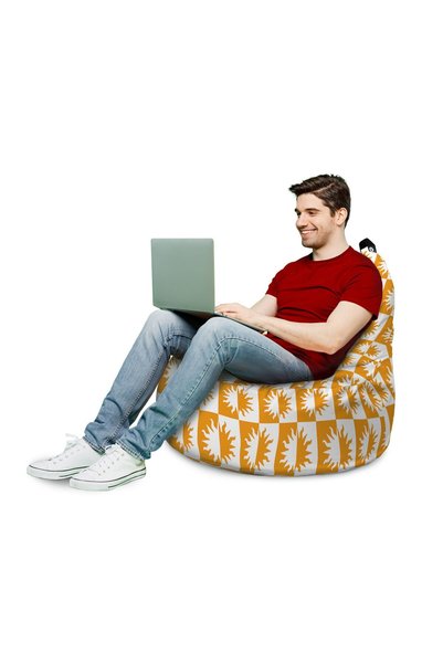 Updeco Fotoliu Puf Bean Bag tip Big Chill, impermeabil, pentru interior/exter...