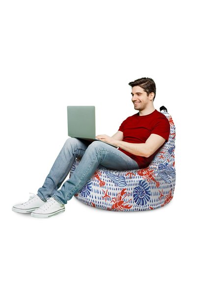 Updeco Fotoliu Puf Bean Bag tip Big Chill, impermeabil, pentru interior/exter...