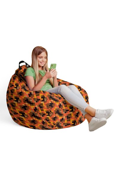 Updeco Fotoliu Puf Bean Bag tip Para L, impermeabil, indoor/outdoor, sac inte...