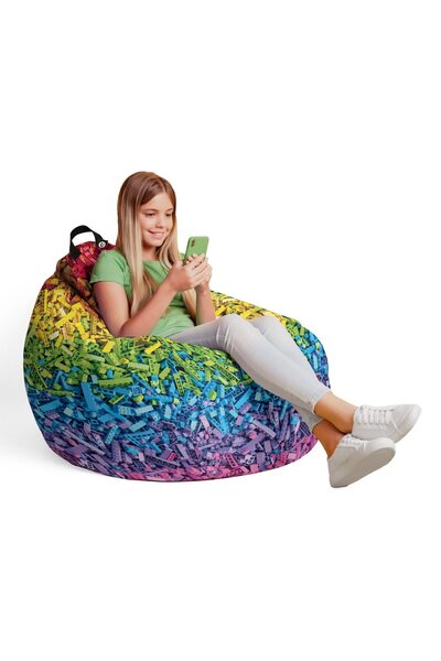 Updeco Fotoliu Puf Bean Bag tip Para L, impermeabil, indoor/outdoor, sac inte...
