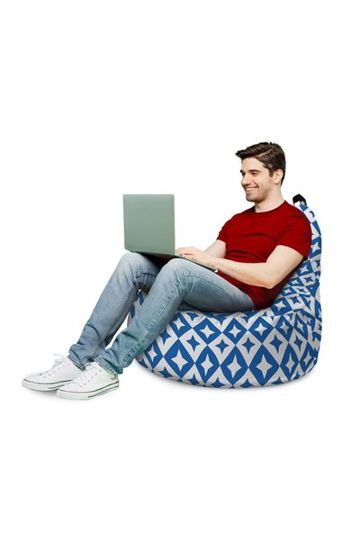 Updeco Fotoliu Puf Bean Bag tip Big Chill, impermeabil, de interior/exterior,...