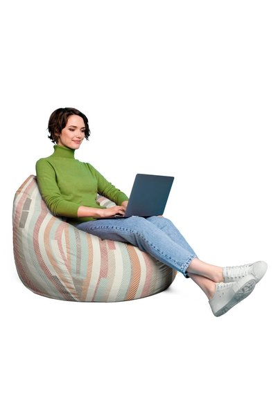 Updeco Fotoliu Puf Bean Bag tip Para XL, impermeabil, indoor/outdoor, sac int...