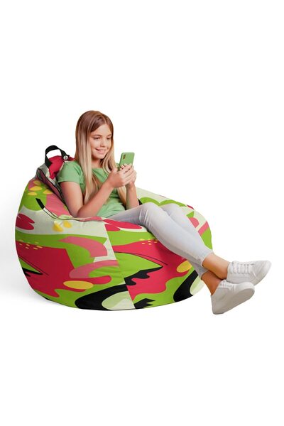 Updeco Fotoliu Puf Bean Bag tip Para L, impermeabil, indoor/outdoor, sac inte...