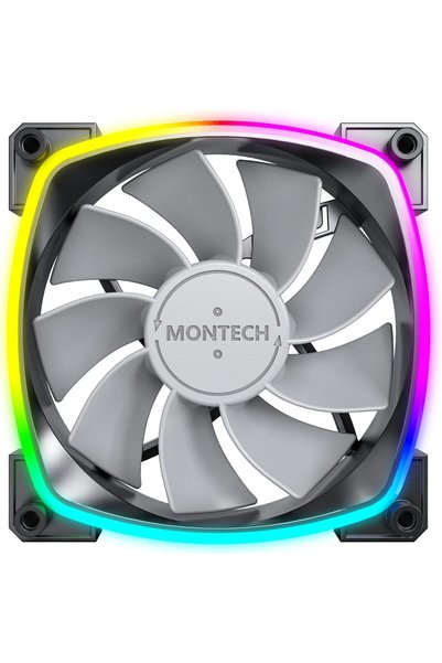HANEL RX120 PWM Siyah 120mm Reverse Fan (Ters Bıçak) ARGB Kasa Fanı 1600 RPM