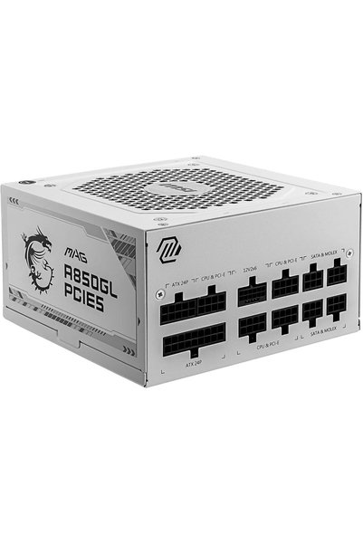 HANEL MAG A850GL White 850W 80 Plus Gold 120mm Power Supply