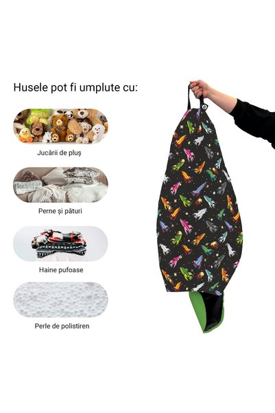 Updeco Husa exterioara Puf Bean Bag tip Para XL, fara umplutura, impermeabil,...
