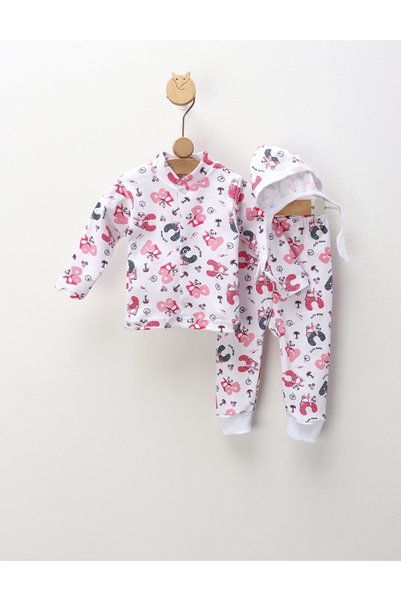 MiniKids Παιδικές πιτζάμες, Χαριτωμένο αρκουδάκι, με κυκλάμενο