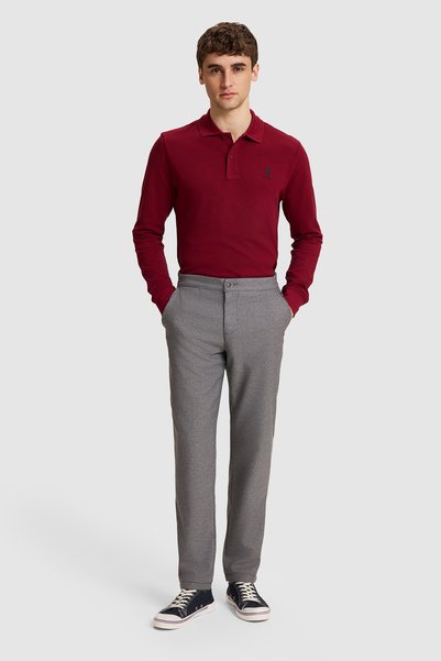 U.S. Polo Assn. Men's Gray Canvas Pants 50328950-VR076