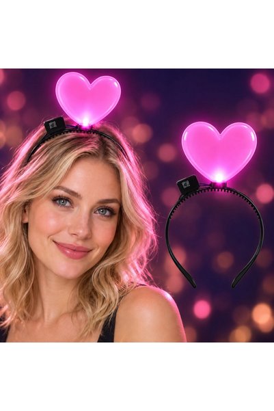 UCUZTEKNO Large Mega LED Party Crown, Pink (5496)