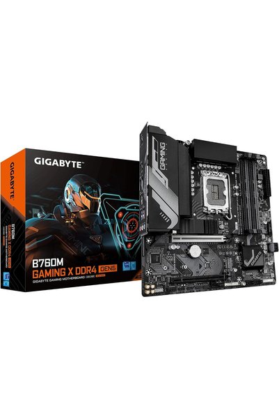 HANEL Anakart B760M GAMING X DDR4 GEN5 - 14. nesil Intel Core işlemcileri, 8+1+1 fazlı VRM, 3200 MHz DDR4,