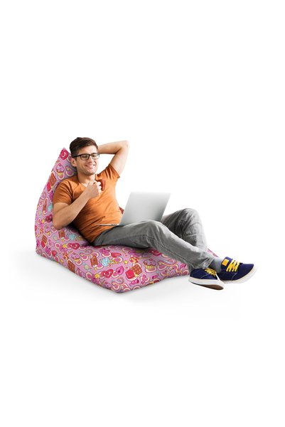 Updeco Fotoliu Puf Bean Bag tip Lounge, sac interior, impermeabil, indoor/out...