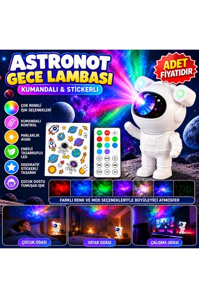 TheGencoo ASTRONOT Modal Night Light with Stickers and Remote Control GEN01