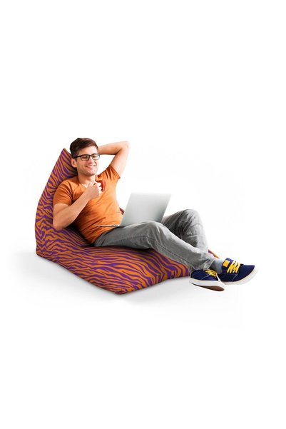 Updeco Fotoliu tip bean bag pentru relaxare, sac interior, impermeabil, pentr...