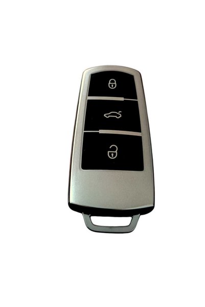 Bezos Volkswagen Keyless Entry Compatible Silicone Car Key Remote Case, charc...