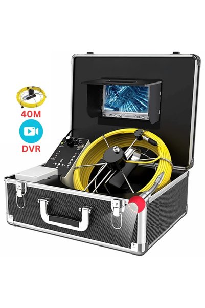 iUni Cameră de inspecție a țevilor de canalizare, 40m, ICT2, monitor de 7 inc...