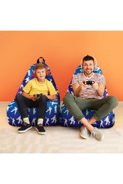 Updeco Fotoliu Puf Bean Bag tip Chill, sac interior, impermeabil, interior/ex...