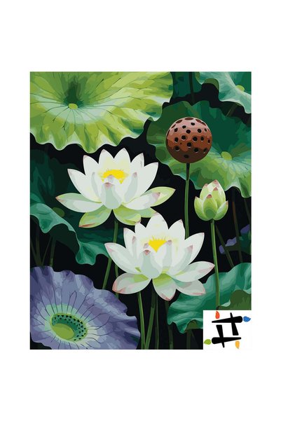 Painting-numbers Set pictura pe numere Puritate pe lac 7075, panza pe rama le...