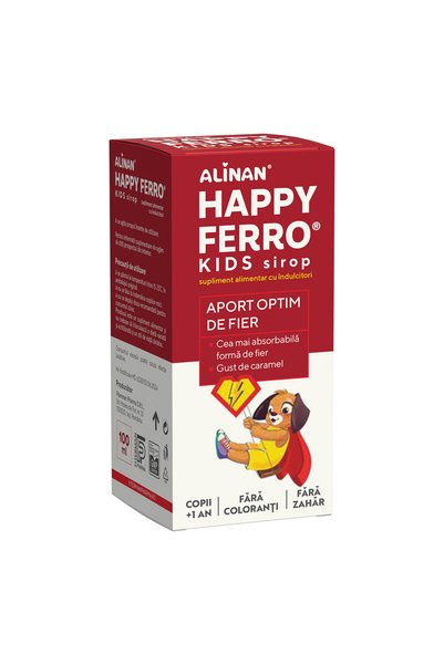 Fiterman Pharma Sirop HAPPYFERRO KIDS achiziționat x 100 ml