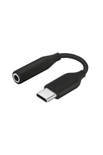 OEM Adaptor audio premium cu mufă Type-C și jack de 3,5 mm, negru