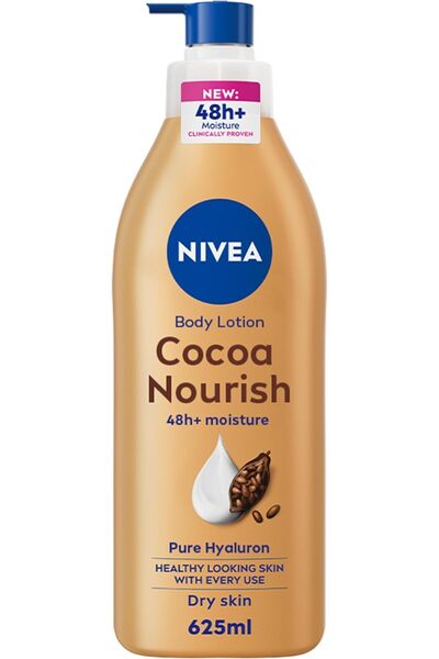NIVEA لوشن للجسم 625 مل بزبدة الكاكاو مع مضخة (03719) --- لوشن للجسم 625 مل ب...
