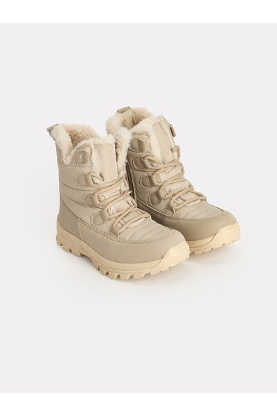 LC Waikiki Lcw Steps Beige Women's Boots with Nevavm Difference