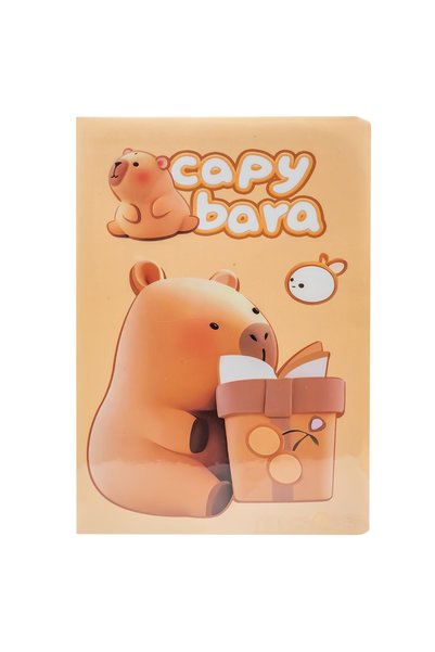 OEM Caiet A5 Capybara, 80 de foi liniate, copertă căptușită