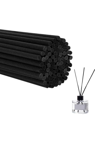 HaveLovely 10 Inch 60Pcs Black Aromatherapy Diffuser Sticks, Reed Diffuser Ba...