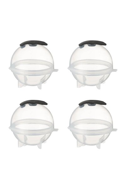 OEM Set 4 forme sferice pentru gheață, diametru 5,5 cm, cuburi rotunde pentru...