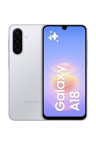 Samsung Telefon mobil Galaxy A18 128GB 4GB RAM Dual Sim LTE Silver