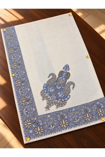unbranded Neck Scarves - Cream - Paisley