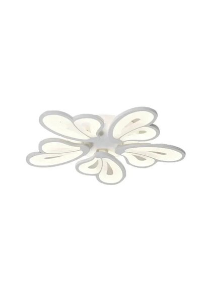 Evolium Lustra LED cu telecomandă BLOSSOM 95W, Alb, 5 petale