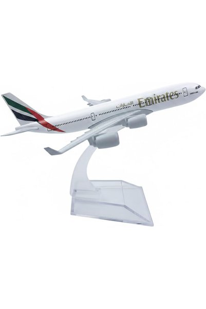 SYOSI 16cm A340 Airbus Model, Die-Cast Metal Airplane Model, Portable Aviatio...