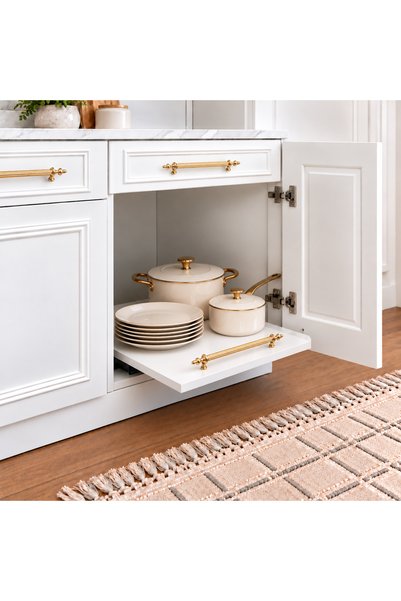Egecan Mobilya Cabinet Organizer, Cabinet Shelf, Shelf with Telescopic-Track ...