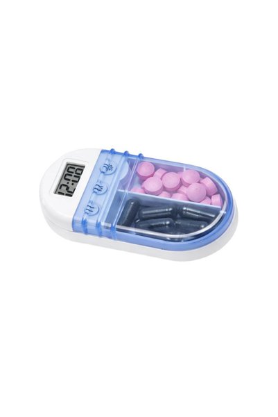 FONIX Cutie pentru pastile, VitalRemind Elite, Alarmă și temporizator, 2 comp...