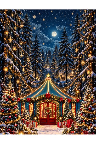 PROMISEBACKDROP2 Christmas Themed, Welcome New Year, Merry Christmas, Photo S...