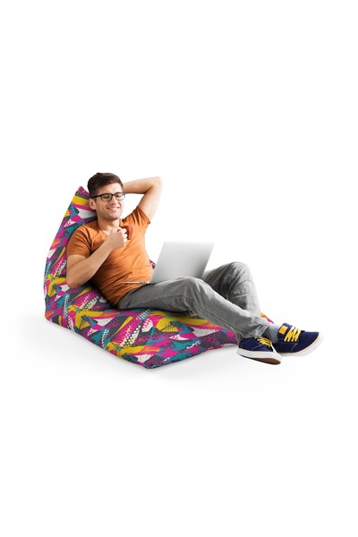 Updeco Fotoliu Puf Bean Bag tip Lounge, interior, impermeabil, de interior/ex...