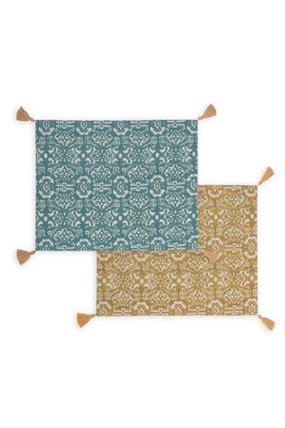 Nef Nef Homeware Nef-Nef Στρατιωτικό Αναστρέψιμο Βαμβακερό Σουπλά, Μουστάρδα ...