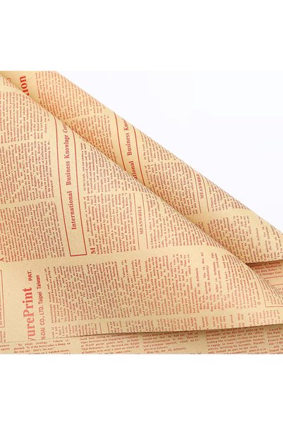 Generic Brand Hârtie tip ziar pentru flori (set 20 coli)
