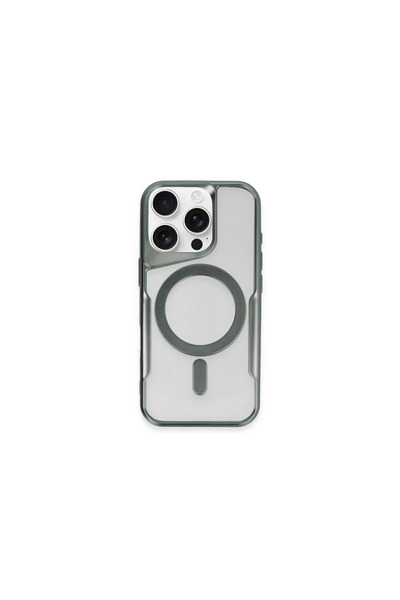 OEM Apple iPhone 14 Pro Case Boyi Magsafe Silicone Cover - Green